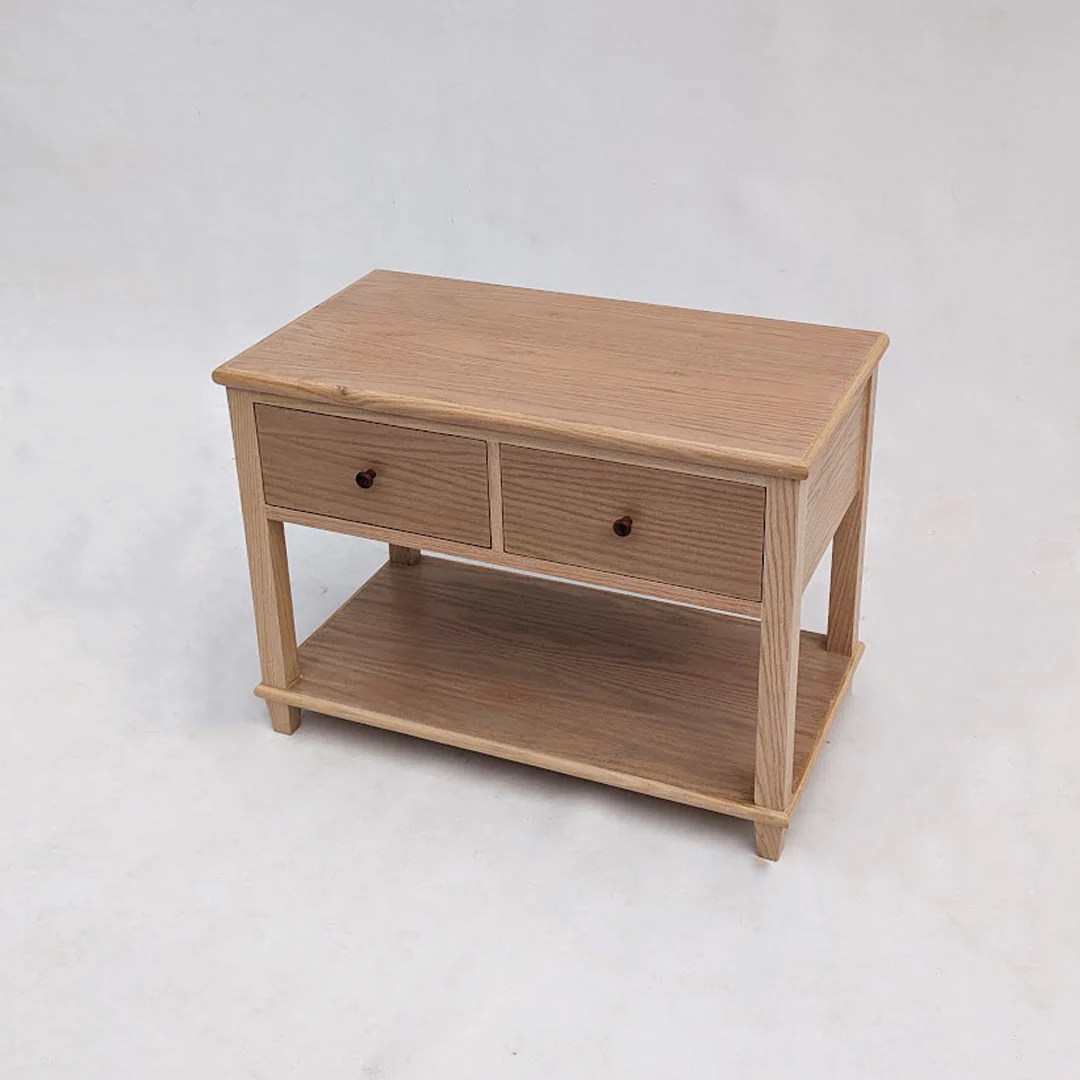 BLEACHED OAK NIGHTSTANDS